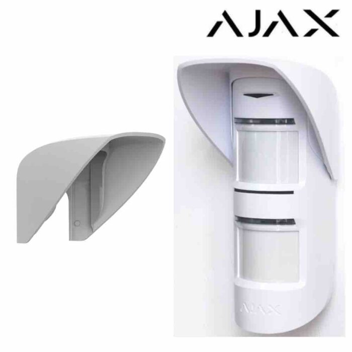 Detector de movimiento inalámbrico exterior Ajax MotionProtect Outdoor con cubierta