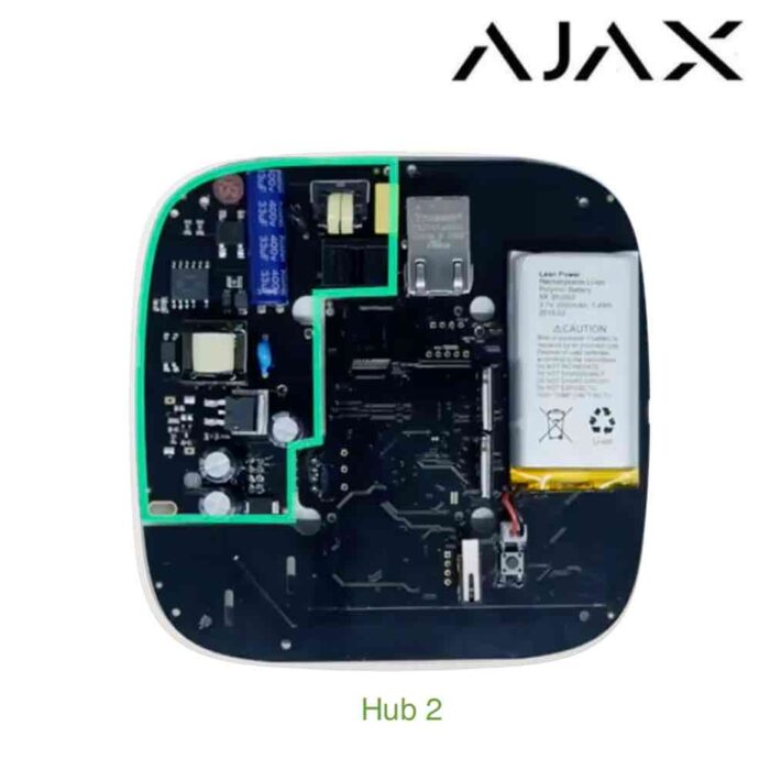 Hub 2 Fuente módulo de alimentación 12 V para Ajax Hub 2