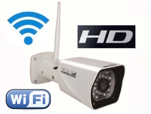 1120336 Cámara IP HD WiFi para exterior con Leds infrarrojos 20 m