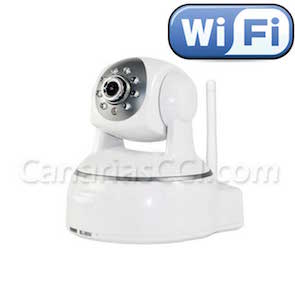 Cámara WiFi IP motorizada, visión nocturna y grabación en tarjeta SD