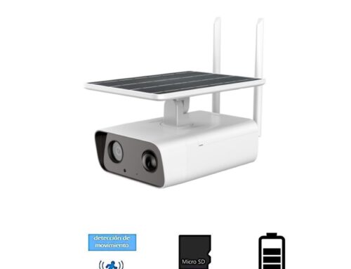Cámara IP 4G con placa fotovoltaica IP66 IR 30m y grabación