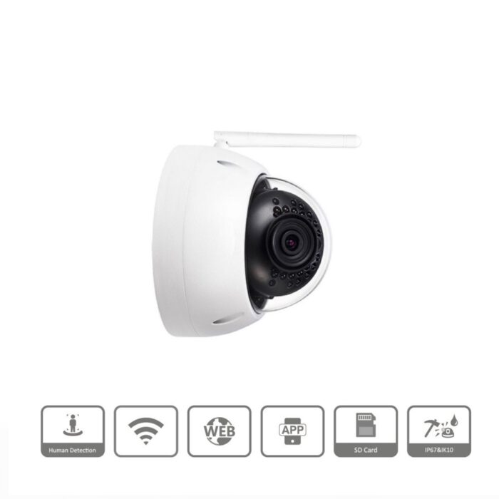 Cámara IP Wifi domo con detección de movimiento y grabación