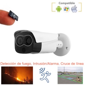 Cámara IP con detección de fuego y grabación 1120523
