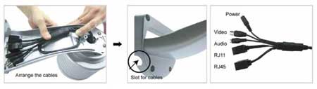 CAMARA IP DOMO EXTERIOR PTZ x22 CON AUTOTRACKING ejemplo montaje