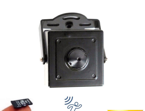 Cámara IP Full-HD espía lente Pinhole con detección de movimiento y grabación