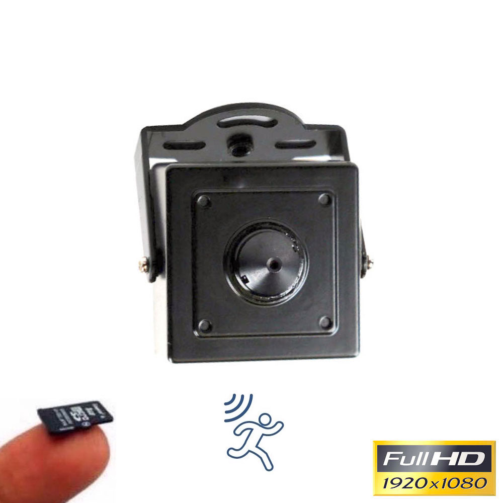 Cámara IP 1080P espía lente Pinhole con detección de movimiento y grabación