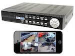 Vídeo grabador digital 960 H para 4 cámaras - videovigilancia por Internet