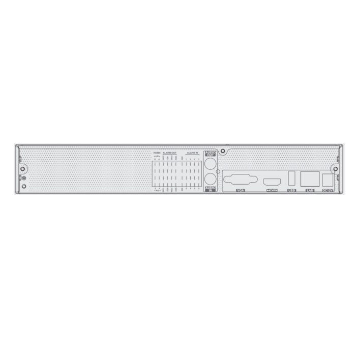 Grabador NVR IP 4K con detección de rostros