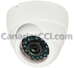 Cámara de videovigilancia domo IR 15 m interiores 600 TVL Cámara de videovigilancia domo IR 15 m interiores 600 TVL