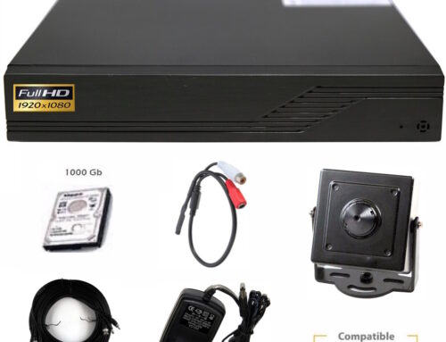 Kit videovigilancia espía 1080P básico ampliable