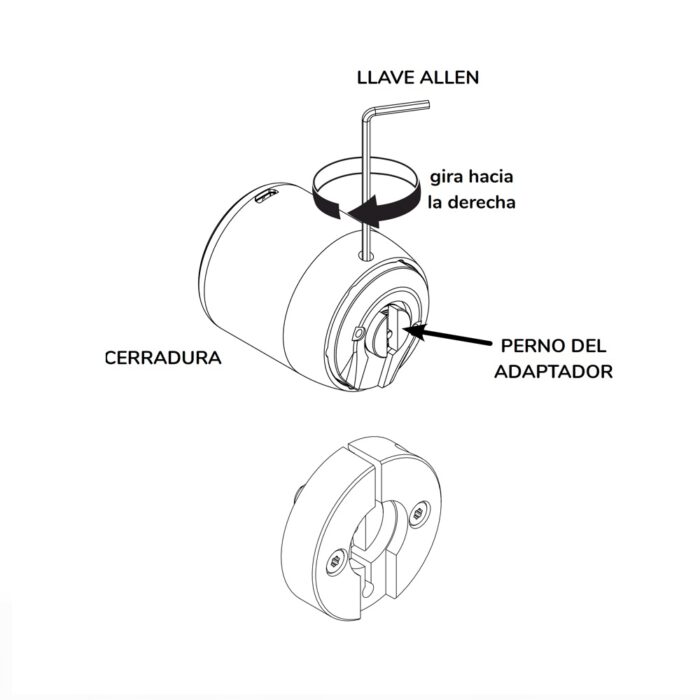 Adaptador para cerraduras inteligentes invisibles 1