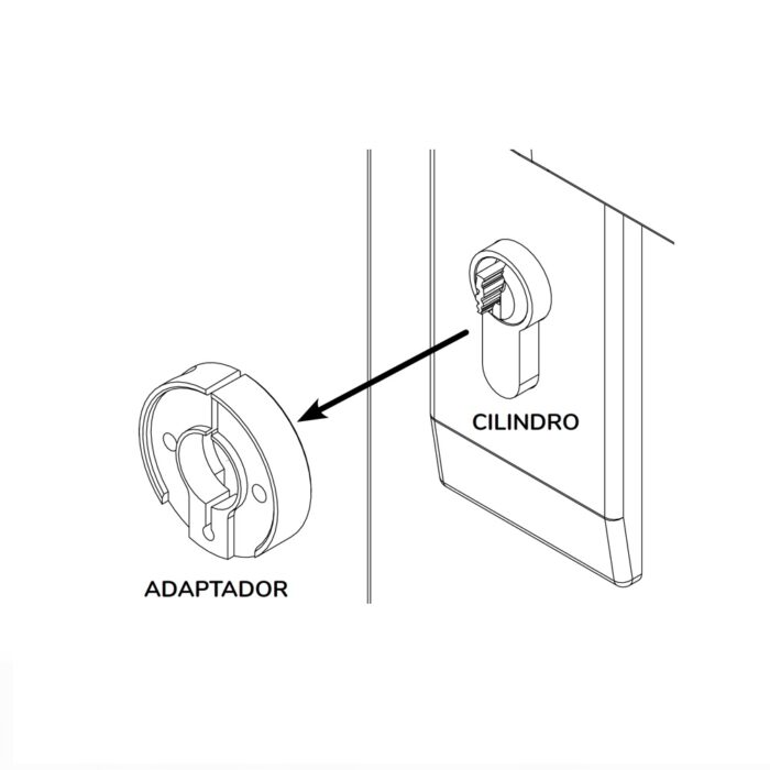 Adaptador para cerraduras inteligentes invisibles 2