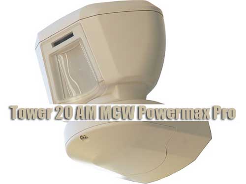 SENSOR DE MOVIMIENTO INALÁMBRICO PERIMETRAL TOWER 20 PARA POWERM