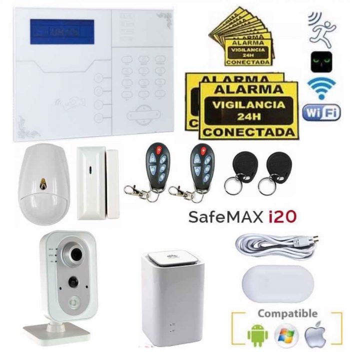 Kit especial anti inundación para barcos con alarma, videovigilancia e Internet