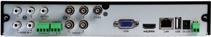 Grabador digital HD H.264 videovigilancia IP para 4 cámaras con sistema de alarma - Imagen 2