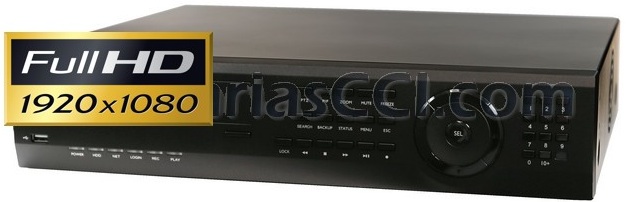 DVR HÍBRIDO 1000 Gb de 16 canales para cámaras analógicas y cámaras Full-HD-SDI - Imagen 2
