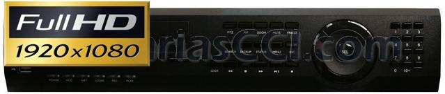 DVR HÍBRIDO 1000 Gb de 16 canales para cámaras analógicas y cámaras Full-HD-SDI - Imagen 3