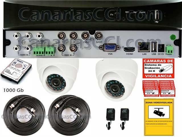 Kit Alarma con Videovigilancia AJAX y Grabación para casa 