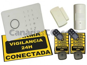 Ref. 1111130 Kit sistema inalámbrico de alarma GSM Aurora Touch G5 basico